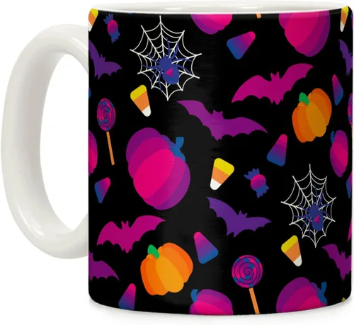 Vista 59 de LookHUMAN Tazas de Halloween Taza de café de Halloween - Tazas de café para decoración ideales para amantes y entusiastas de la decoración - Taza