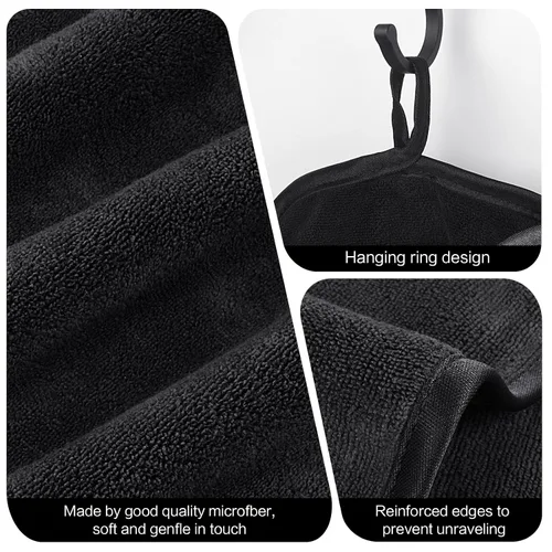 Vista 3 de SINLAND Paños faciales de microfibra de secado rápido toallita de lavado de 8 x 8 pulgadas paño de lavado facial absorbente suave paños removedores