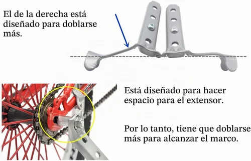 Vista 3 de Bicicleta de velocidad variable para entrenamiento con ruedas ajustable para adultos y niños (16 a 20 pulgadas)