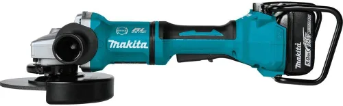 Vista 3 de Makita XAG12PT1 5.0Ah 18V X2 LXT iones de litio 36V sin escobillas inalámbrico 7 pulgadas interruptor de paleta de corte/amoladora angular