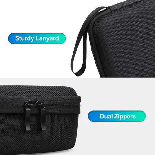 Vista 4 de BOVKE Funda de transporte compatible con Yoto Mini edición 2024 reproductor de audio y música para niños, bolsa de almacenamiento para altavoces