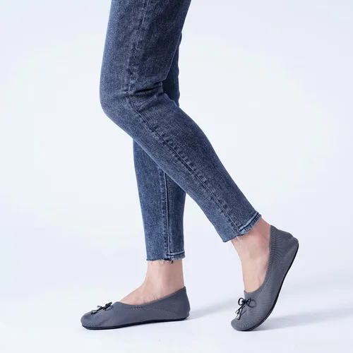 Vista 6 de SANGEESON Zapatos planos de ballet para mujer, zapatos de vestir cómodos con punta redonda